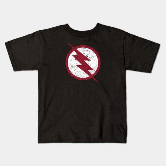 (/) BLACK FLASH -Hunter Zolomon- Kids T-Shirt by LuksTEES